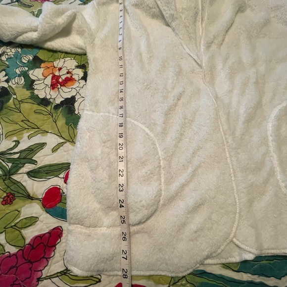 Soft open cardigan with hood - Picture 5 of 7
